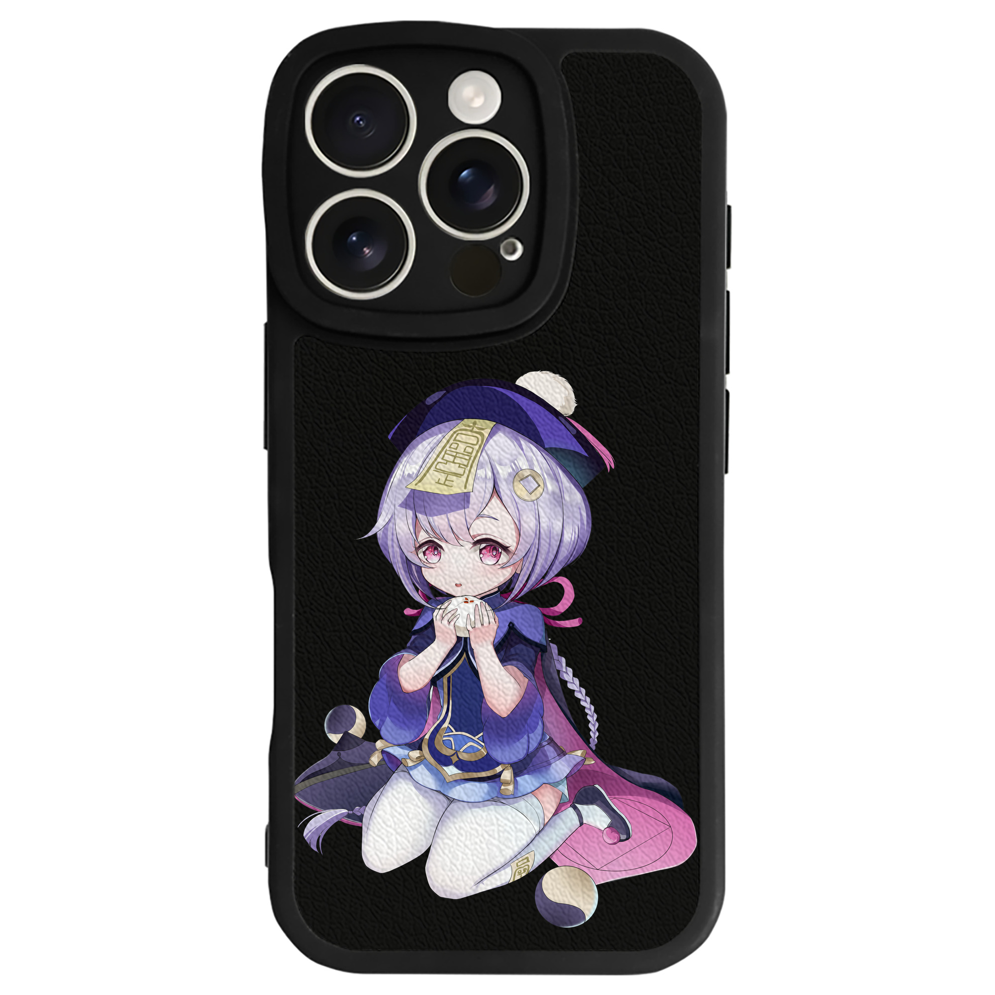 げんし神 七七 なな  genshin Nana 【iPhone 16シリーズ対応】シリコンスマホケース（レザー調） 材質：シリコン